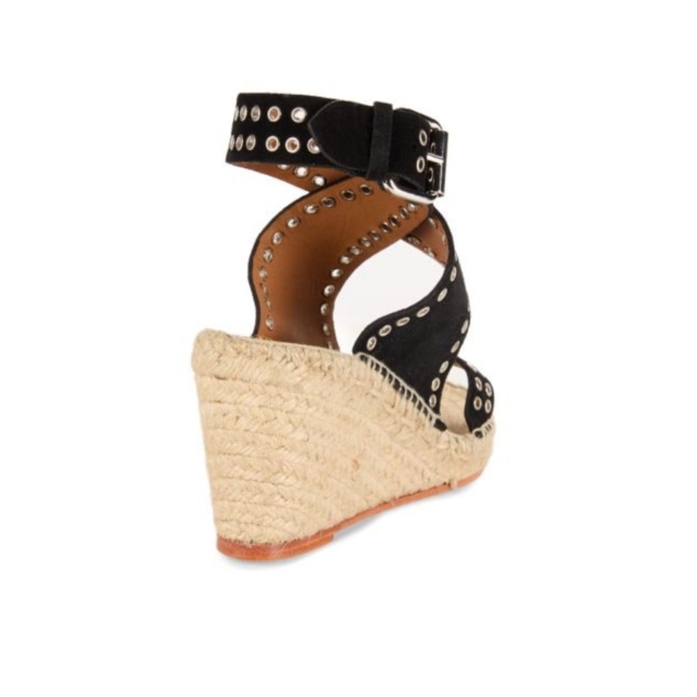 Isabel Marant Suede Iriane Wedge Espadrilles 39 9 - Picture 5 of 12